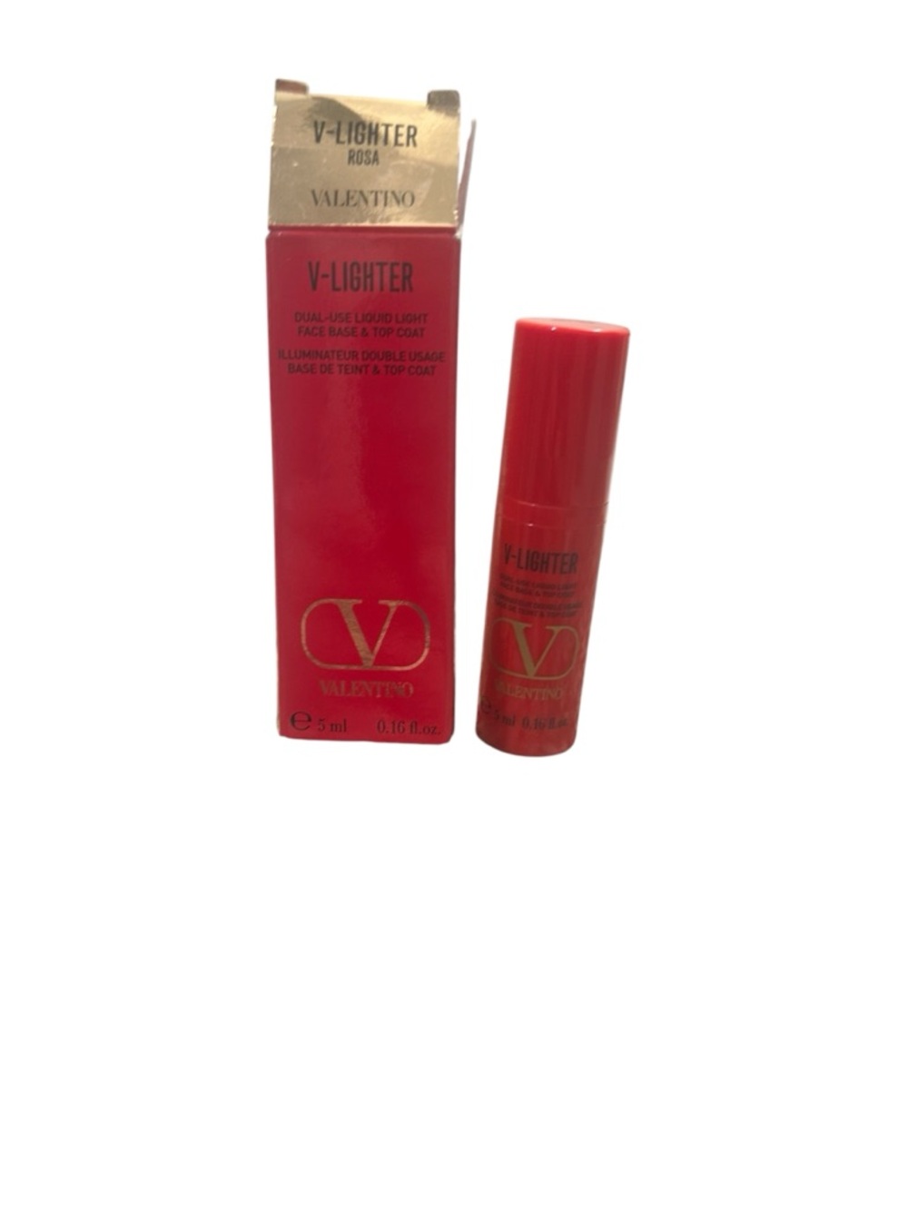 Valentino V-Lighter Dual-Use Liquid Highlighter – Red
